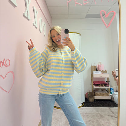 Buttercream Striped Knit