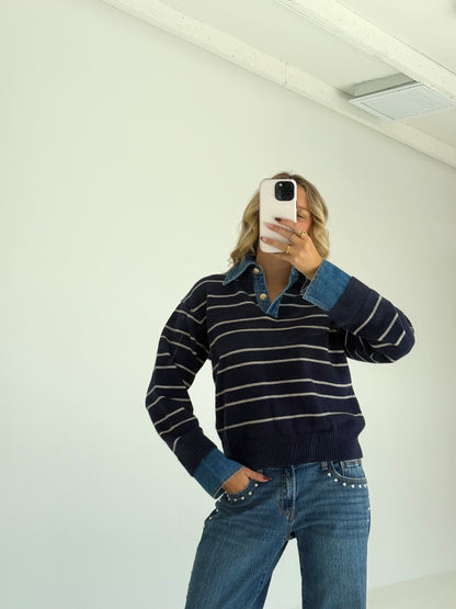 Hudson Stripe Sweater