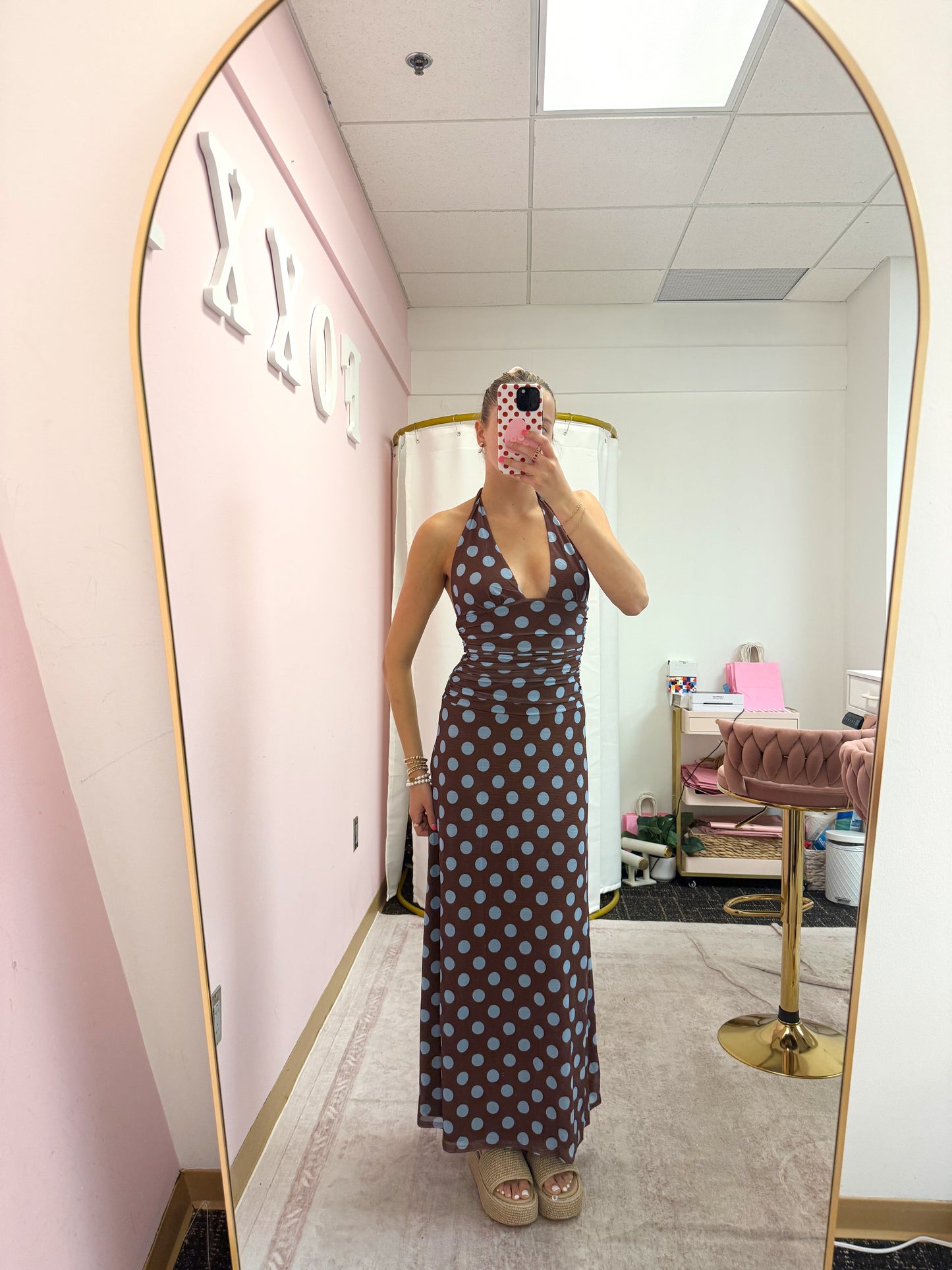 Mocha Dot Maxi