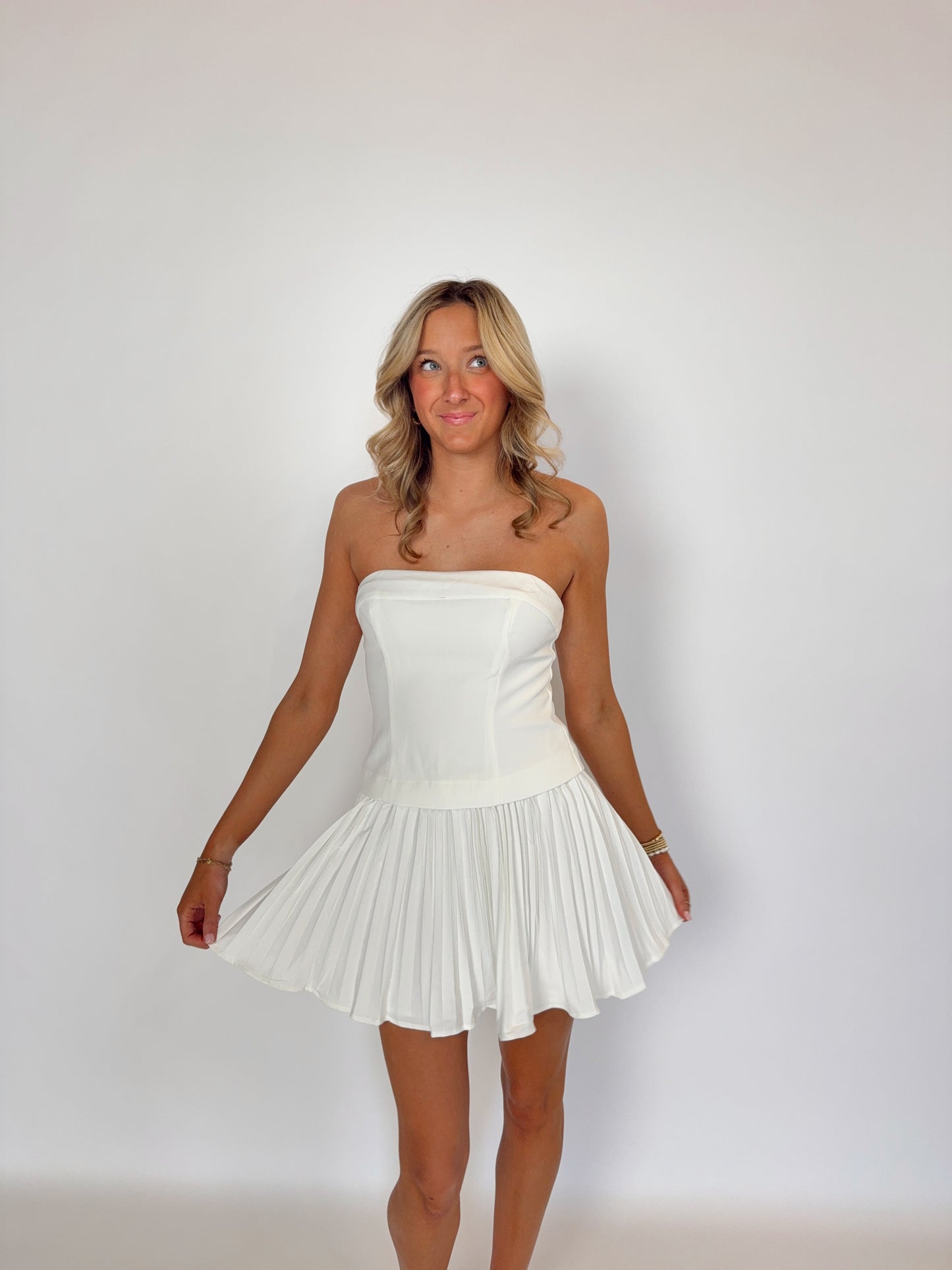 Lila Pleated Mini