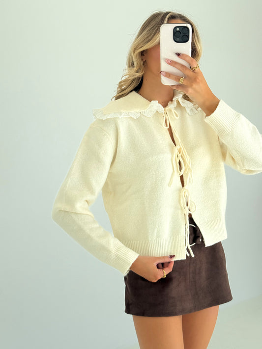 Eloise Bow Cardigan