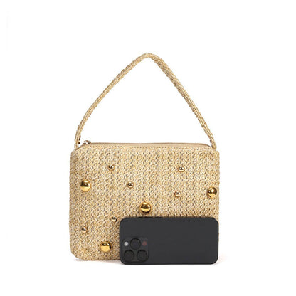 Straw Evening Clutch