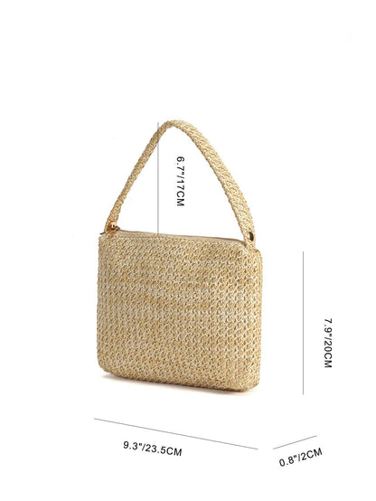Straw Evening Clutch