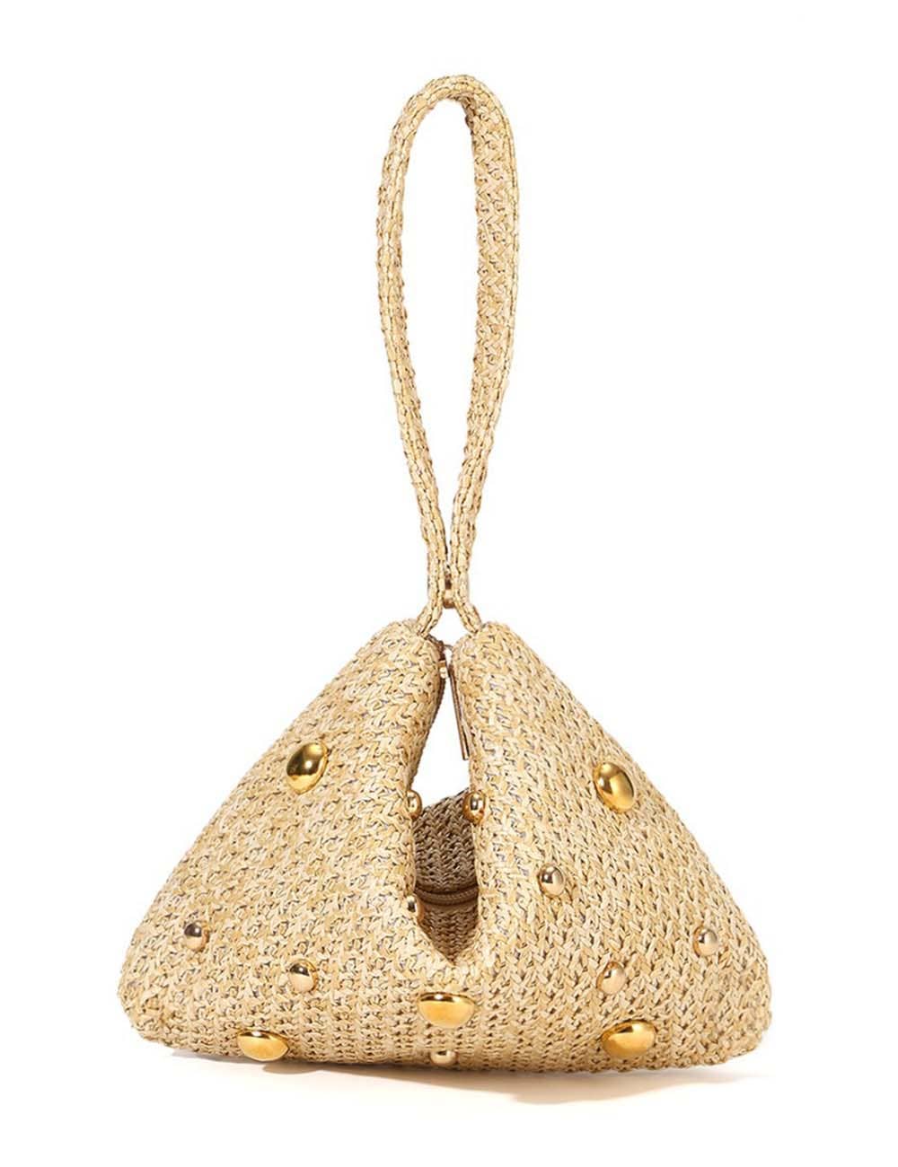 Straw Evening Clutch