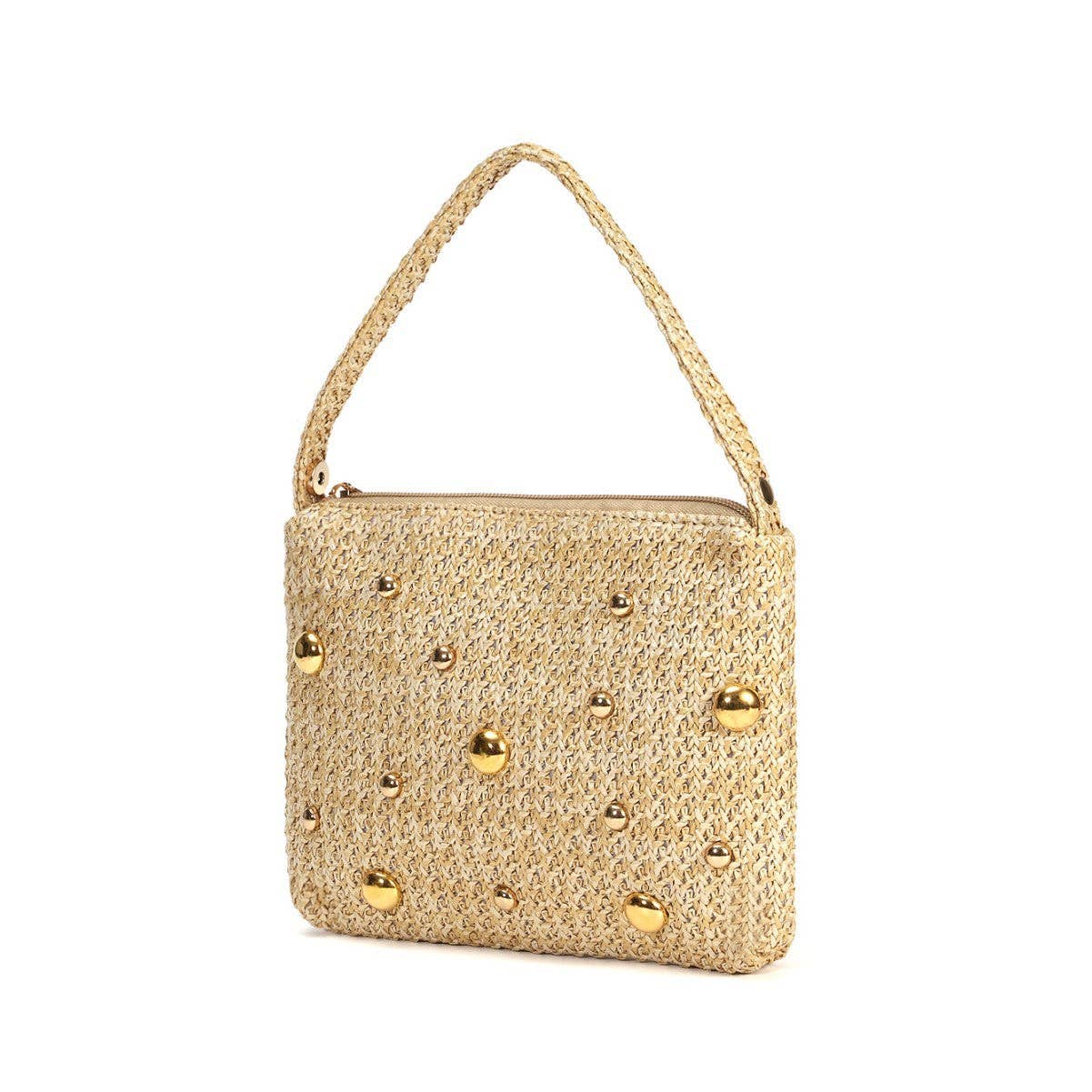 Straw Evening Clutch