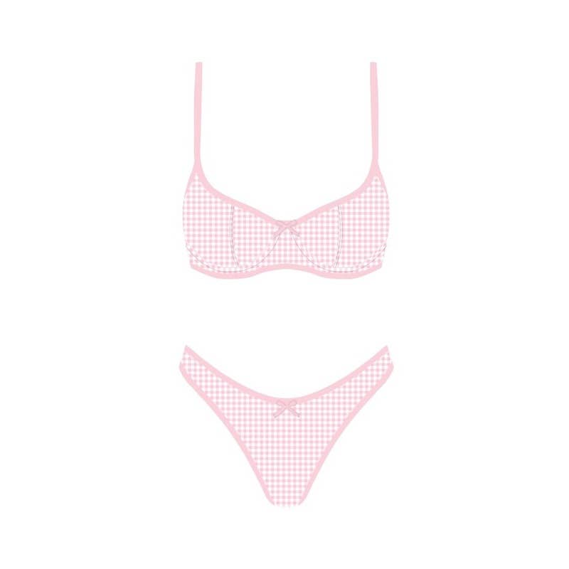 Picnic Bikini Set (Pink)